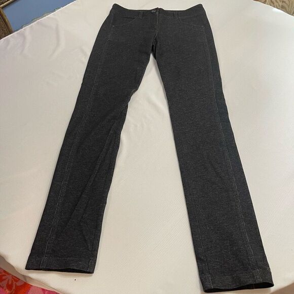 Diane Von Furstenberg Black Denim Jeans Size 8 - Picture 1 of 10